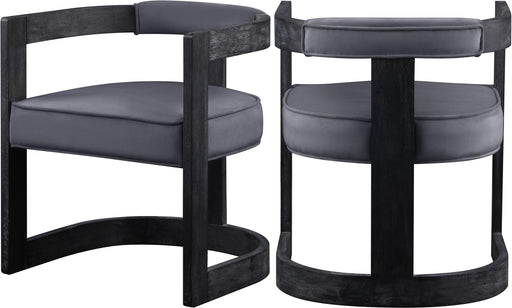 Regency Grey Velvet Dining Chair - Royal Furniture & Gifts (MI) - Multi Location