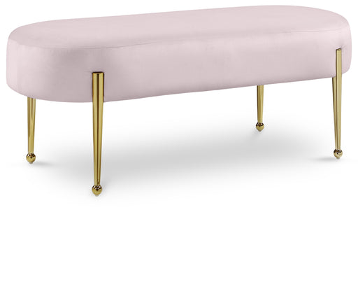 Gia Pink Velvet Bench - Royal Furniture & Gifts (MI) - Multi Location
