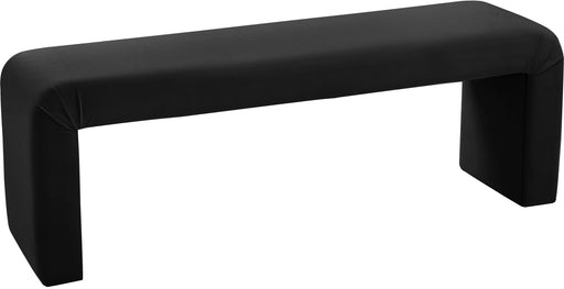 Minimalist Black Velvet Bench - Royal Furniture & Gifts (MI) - Multi Location