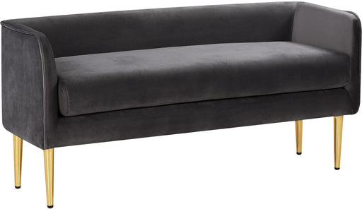 Audrey Grey Velvet Bench - Royal Furniture & Gifts (MI) - Multi Location