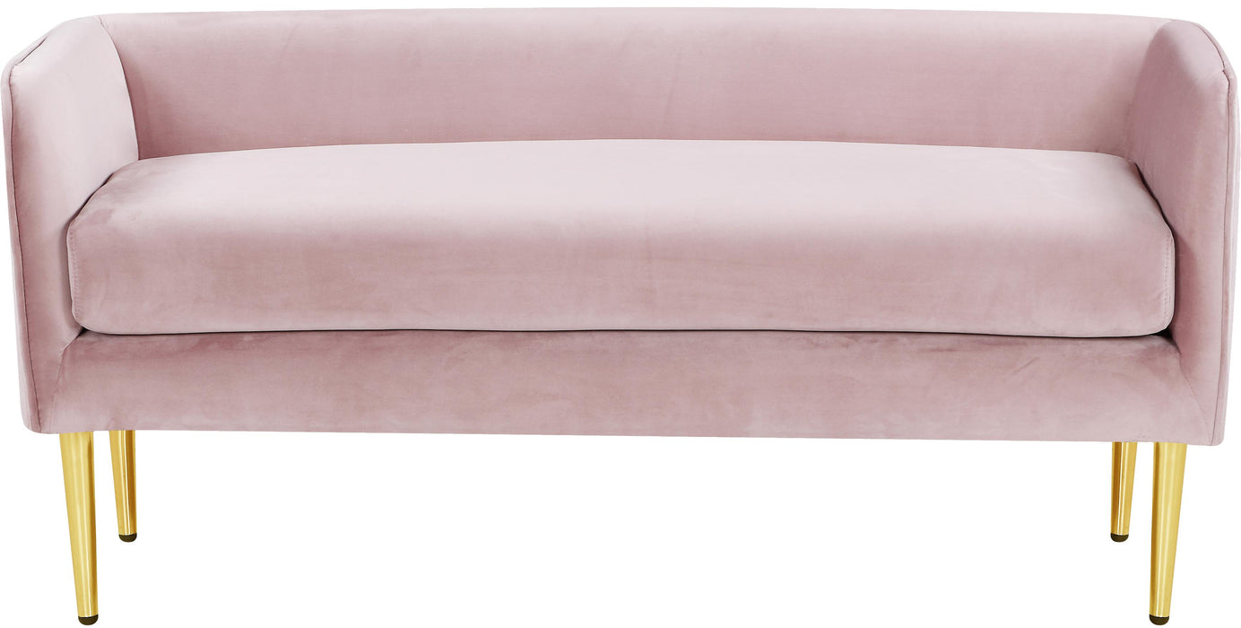 Audrey Pink Velvet Bench - Royal Furniture & Gifts (MI) - Multi Location