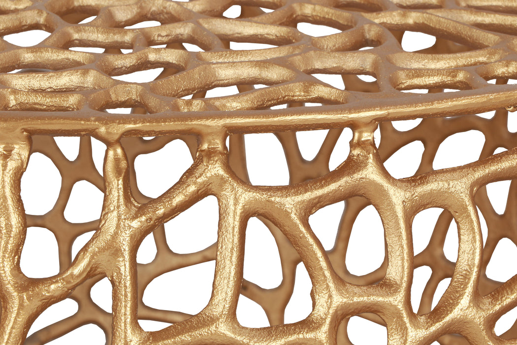 Priya Gold Coffee Table - Royal Furniture & Gifts (MI) - Multi Location