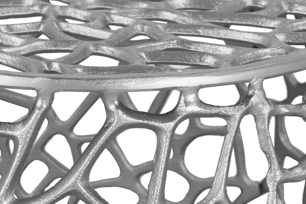 Priya Silver End Table - Royal Furniture & Gifts (MI) - Multi Location