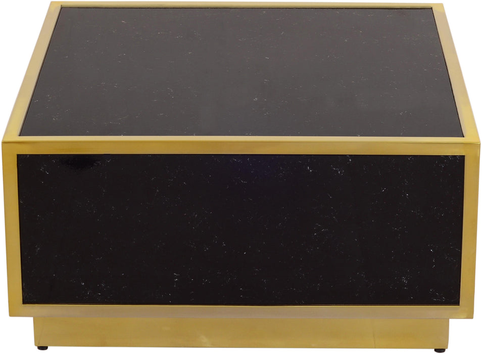 Glitz Black Faux Marble Coffee Table - Royal Furniture & Gifts (MI) - Multi Location