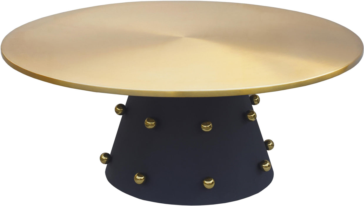 Raven Black / Gold Coffee Table - Royal Furniture & Gifts (MI) - Multi Location