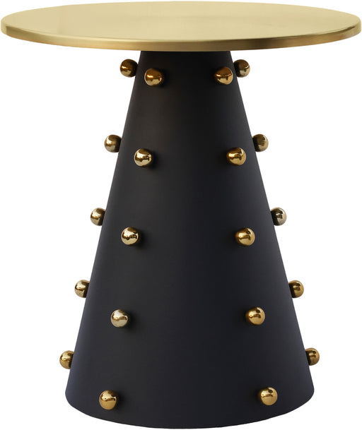 Raven Black / Gold End Table - Royal Furniture & Gifts (MI) - Multi Location