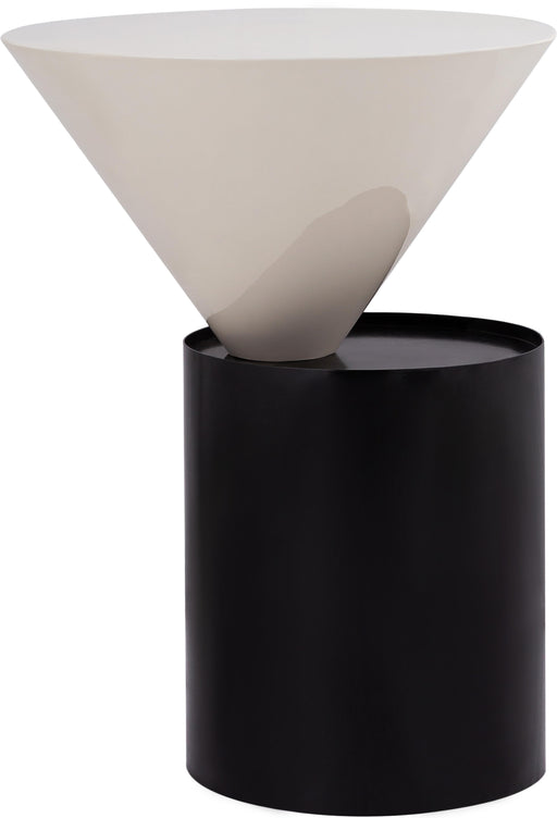 Damon White End Table - Royal Furniture & Gifts (MI) - Multi Location
