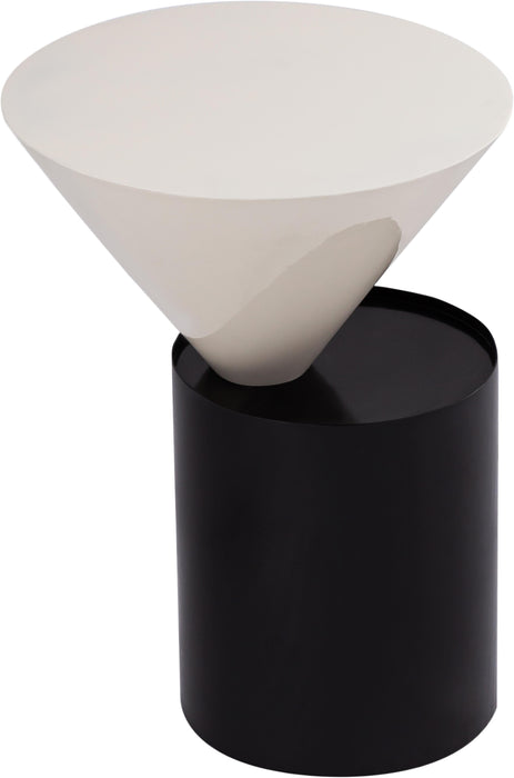 Damon White End Table - Royal Furniture & Gifts (MI) - Multi Location