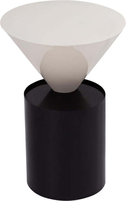 Damon White End Table - Royal Furniture & Gifts (MI) - Multi Location