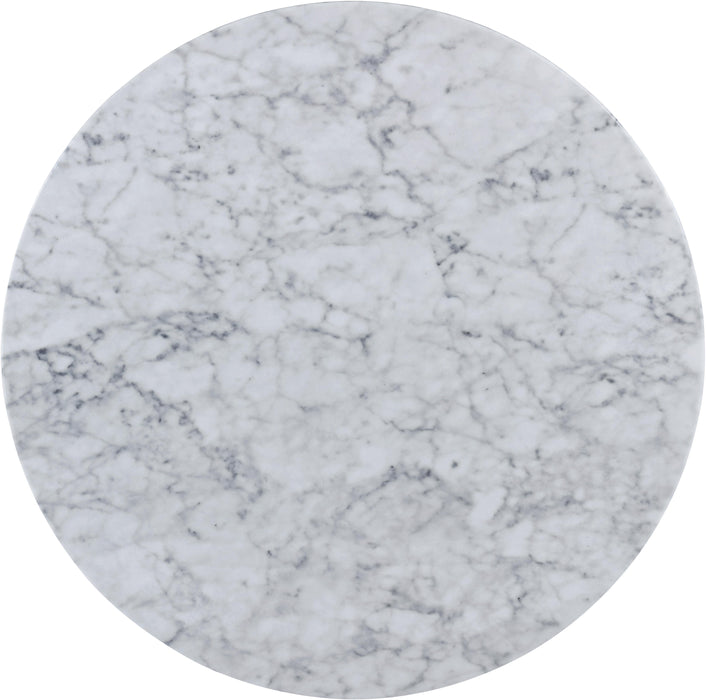 Omni White Faux Marble Coffee Table - Royal Furniture & Gifts (MI) - Multi Location