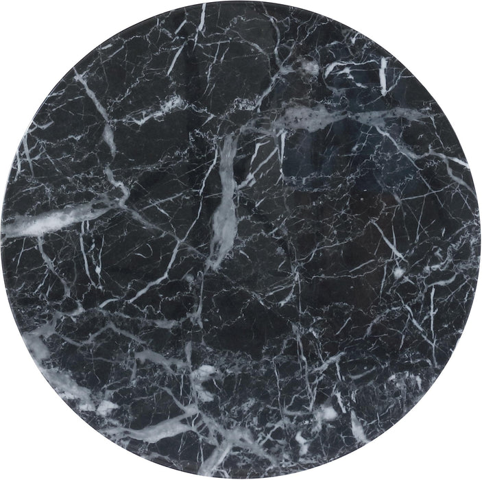 Omni Black Faux Marble End Table - Royal Furniture & Gifts (MI) - Multi Location