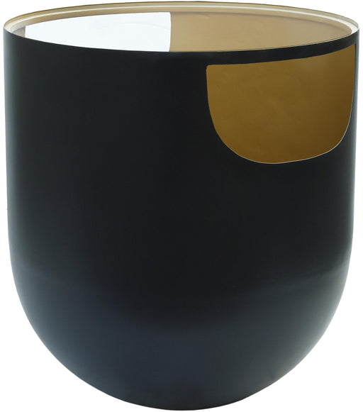Doma Black / Gold End Table - Royal Furniture & Gifts (MI) - Multi Location