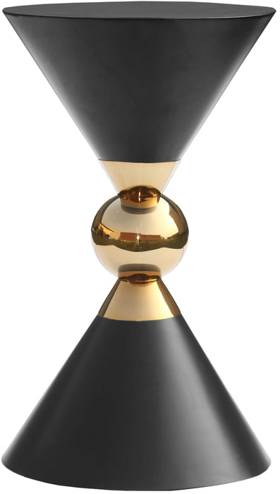 Malia Black / Gold End Table - Royal Furniture & Gifts (MI) - Multi Location