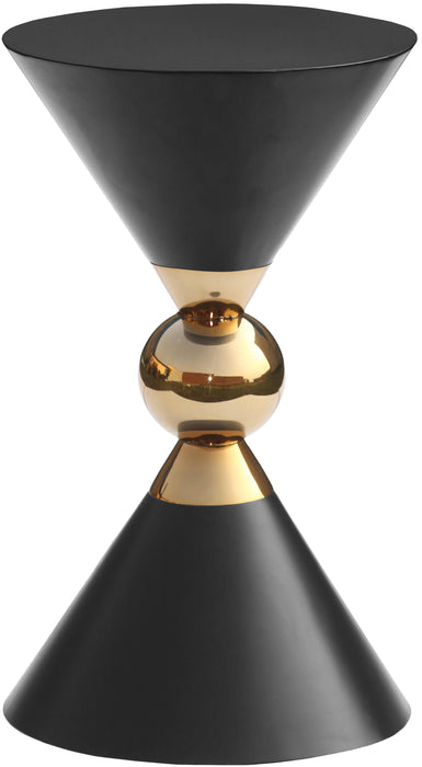 Malia Black / Gold End Table - Royal Furniture & Gifts (MI) - Multi Location