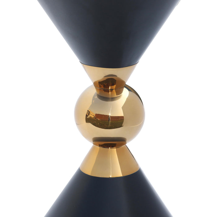 Malia Black / Gold End Table - Royal Furniture & Gifts (MI) - Multi Location