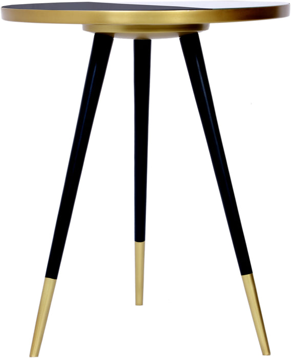 Reflection Gold / Black End Table - Royal Furniture & Gifts (MI) - Multi Location