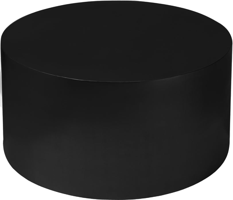 Cylinder Matte Black Coffee Table - Royal Furniture & Gifts (MI) - Multi Location