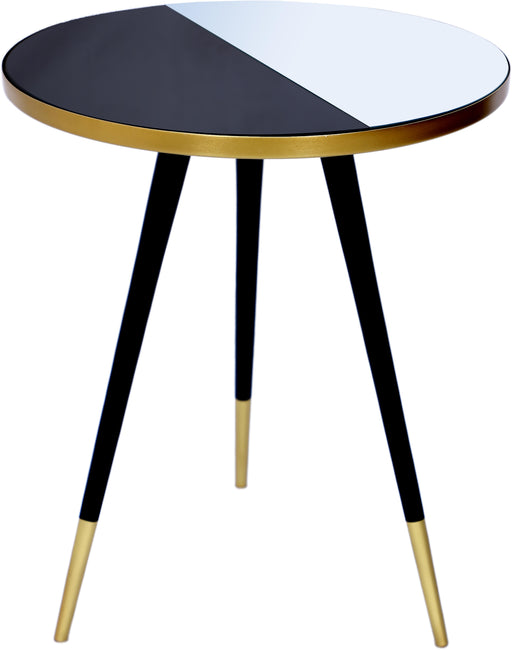 Reflection Gold / Black End Table - Royal Furniture & Gifts (MI) - Multi Location