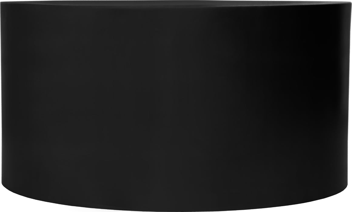 Cylinder Matte Black Coffee Table - Royal Furniture & Gifts (MI) - Multi Location