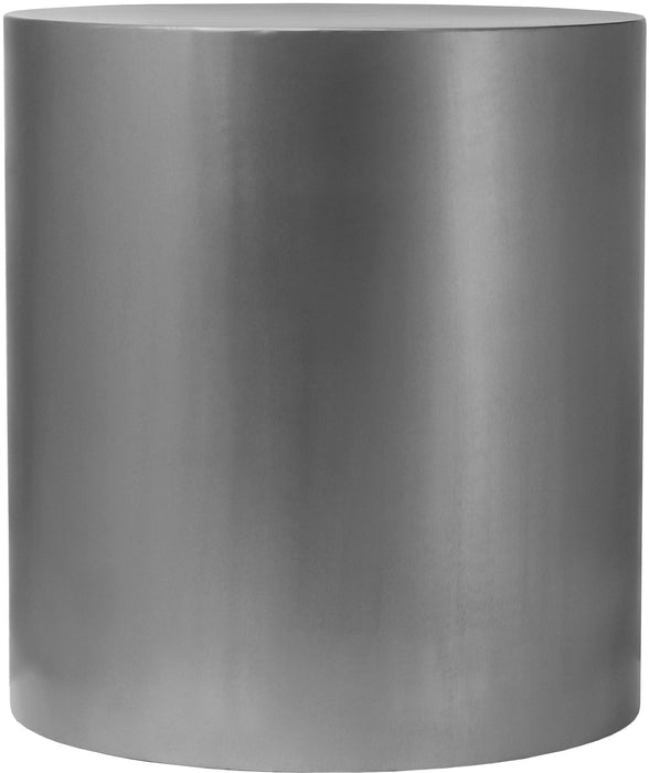 Cylinder Brushed Chrome End Table - Royal Furniture & Gifts (MI) - Multi Location