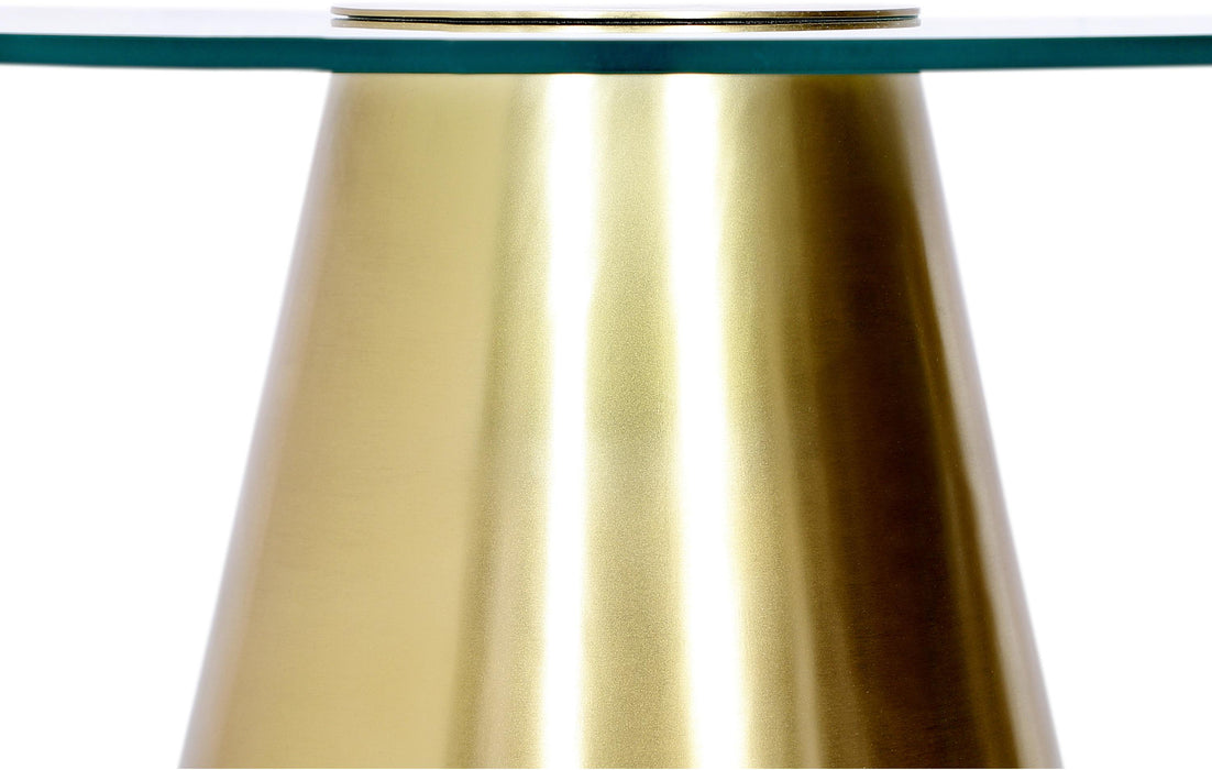 Glassimo Brushed Gold Coffee Table - Royal Furniture & Gifts (MI) - Multi Location