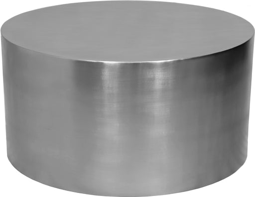 Cylinder Brushed Chrome Coffee Table - Royal Furniture & Gifts (MI) - Multi Location