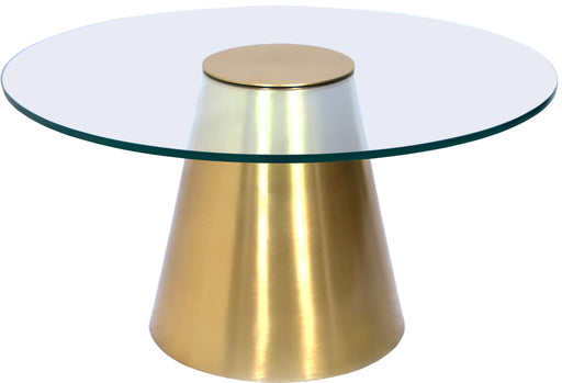 Glassimo Brushed Gold Coffee Table - Royal Furniture & Gifts (MI) - Multi Location