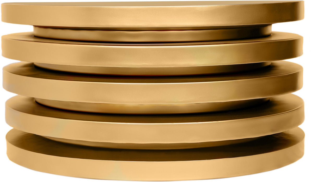 Levels Brushed Gold Coffee Table - Royal Furniture & Gifts (MI) - Multi Location