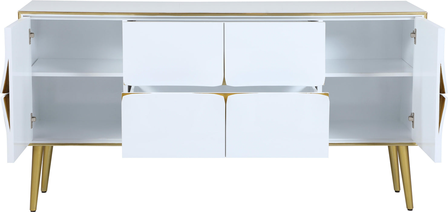 Pop White / Gold Sideboard/Buffet - Royal Furniture & Gifts (MI) - Multi Location