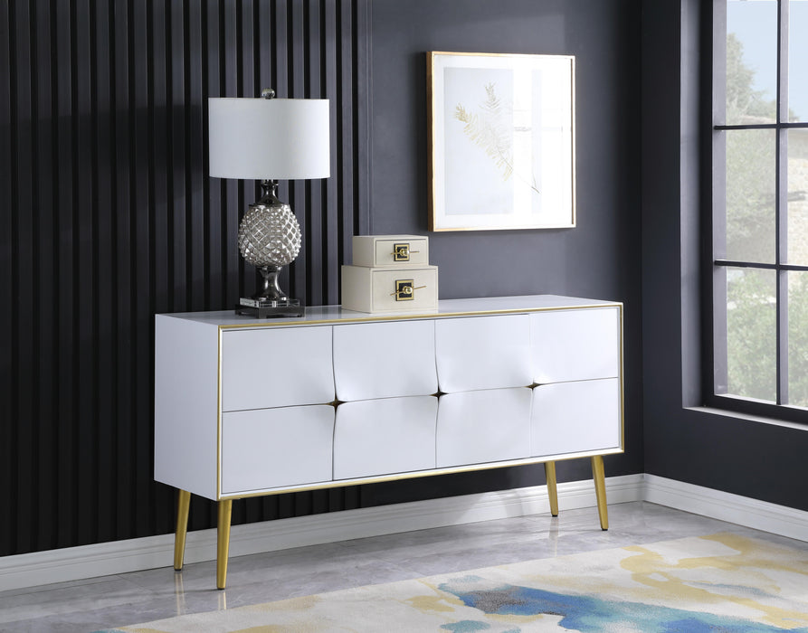 Pop White / Gold Sideboard/Buffet - Royal Furniture & Gifts (MI) - Multi Location