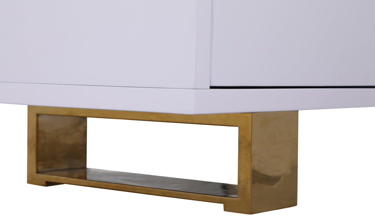 Excel White Lacquer Sideboard/Buffet - Royal Furniture & Gifts (MI) - Multi Location