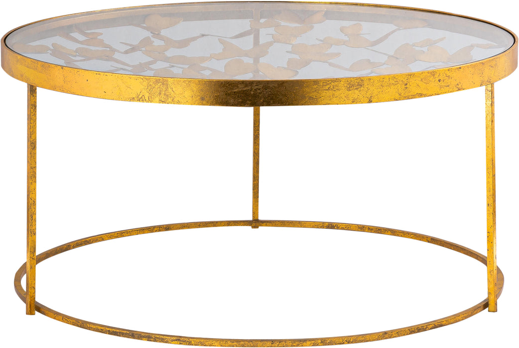 Butterfly Gold Coffee Table - Royal Furniture & Gifts (MI) - Multi Location