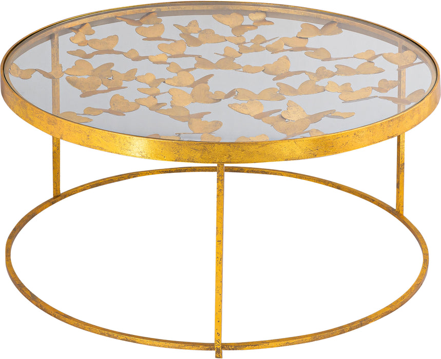 Butterfly Gold Coffee Table - Royal Furniture & Gifts (MI) - Multi Location