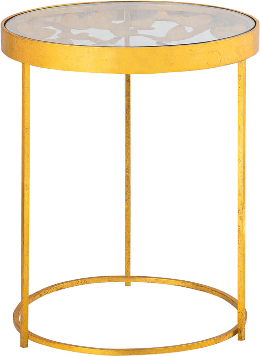 Butterfly Gold End Table - Royal Furniture & Gifts (MI) - Multi Location