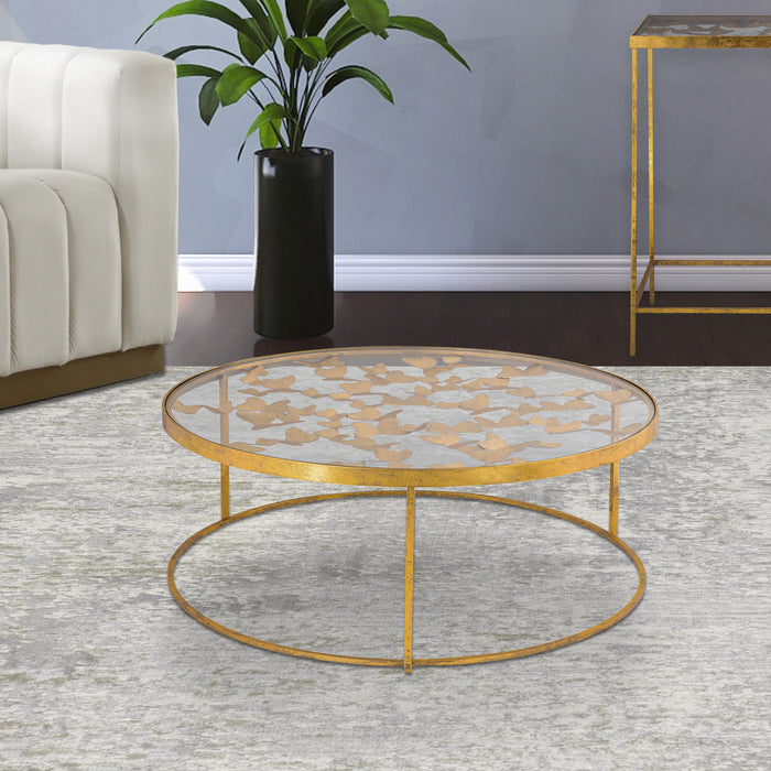 Butterfly Gold Coffee Table - Royal Furniture & Gifts (MI) - Multi Location