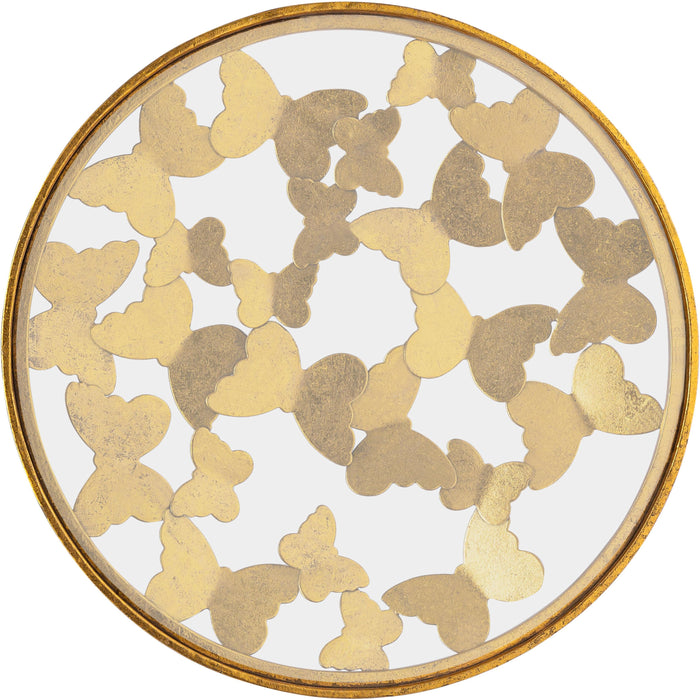 Butterfly Gold End Table - Royal Furniture & Gifts (MI) - Multi Location