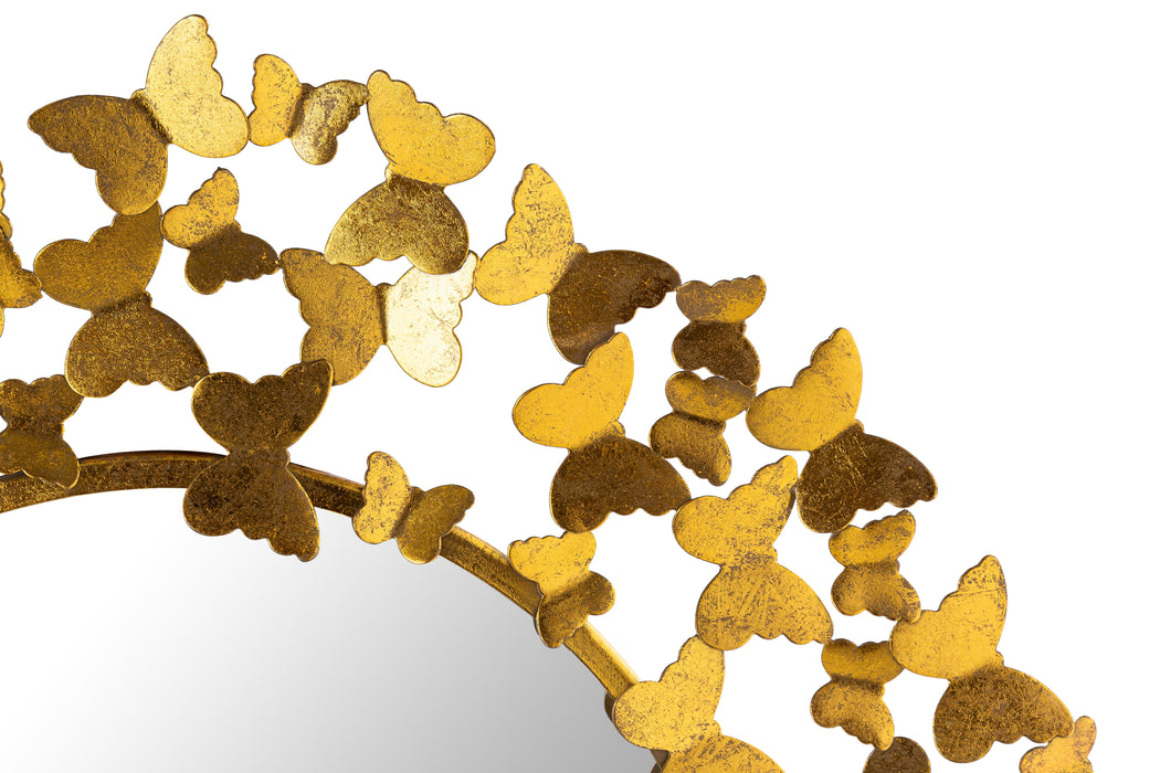 Butterfly Gold Mirror - Royal Furniture & Gifts (MI) - Multi Location