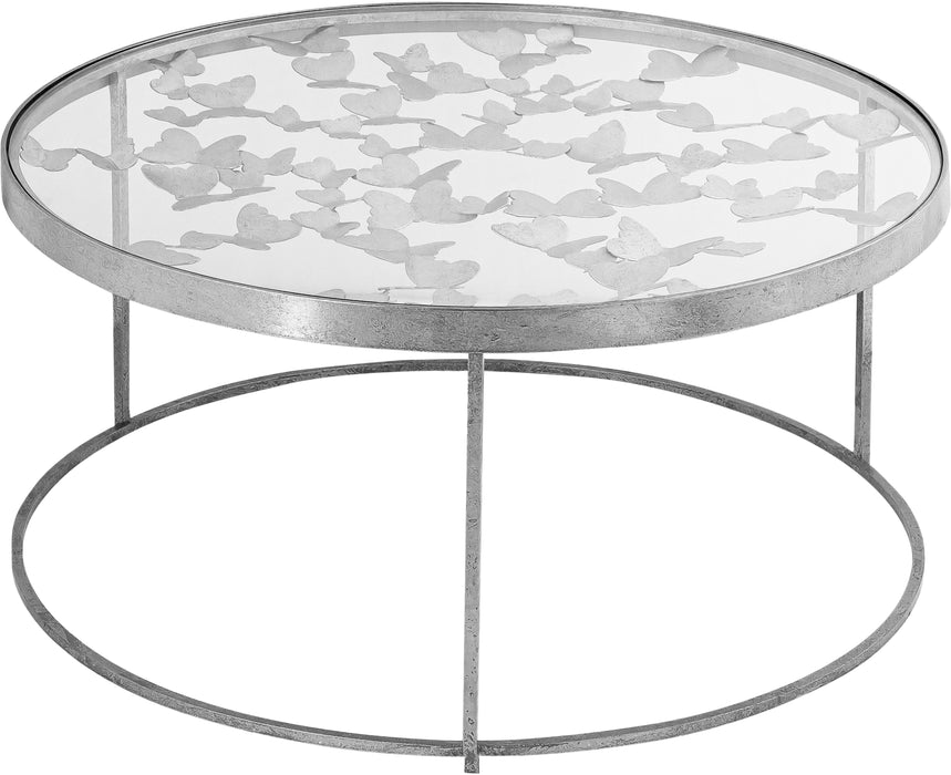 Butterfly Silver Coffee Table - Royal Furniture & Gifts (MI) - Multi Location