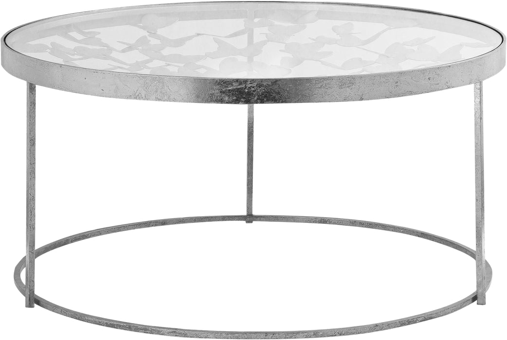 Butterfly Silver Coffee Table - Royal Furniture & Gifts (MI) - Multi Location