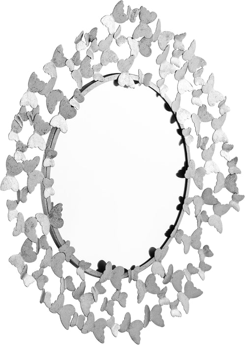 Butterfly Silver Mirror - Royal Furniture & Gifts (MI) - Multi Location