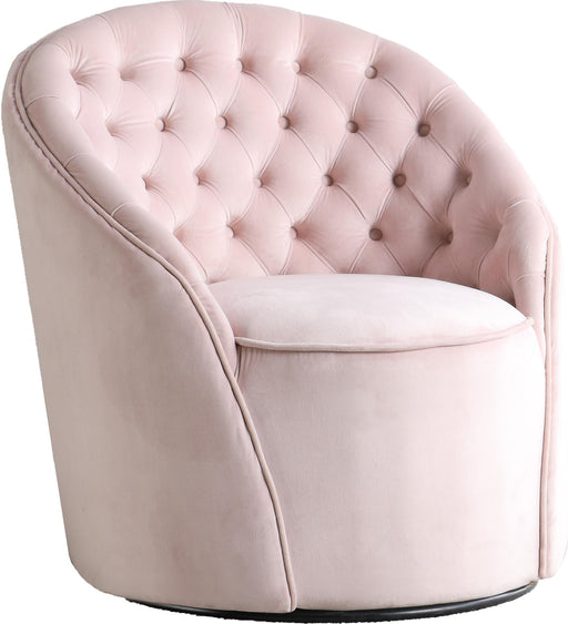 Alessio Pink Velvet Accent Chair - Royal Furniture & Gifts (MI) - Multi Location