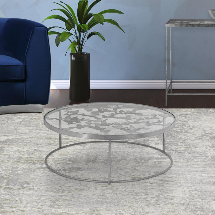 Butterfly Silver Coffee Table - Royal Furniture & Gifts (MI) - Multi Location