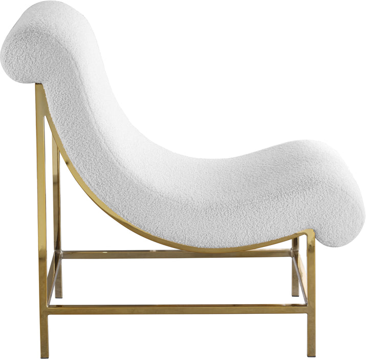 Nube White Faux Sheepskin Fur Accent Chair - Royal Furniture & Gifts (MI) - Multi Location