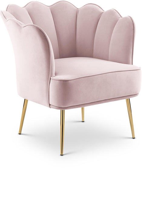 Jester Pink Velvet Accent Chair - Royal Furniture & Gifts (MI) - Multi Location