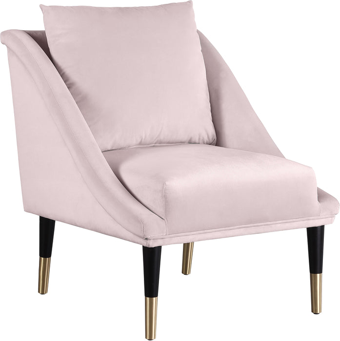 Elegante Pink Velvet Accent Chair - Royal Furniture & Gifts (MI) - Multi Location