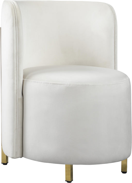 Rotunda Cream Velvet Accent Chair - Royal Furniture & Gifts (MI) - Multi Location