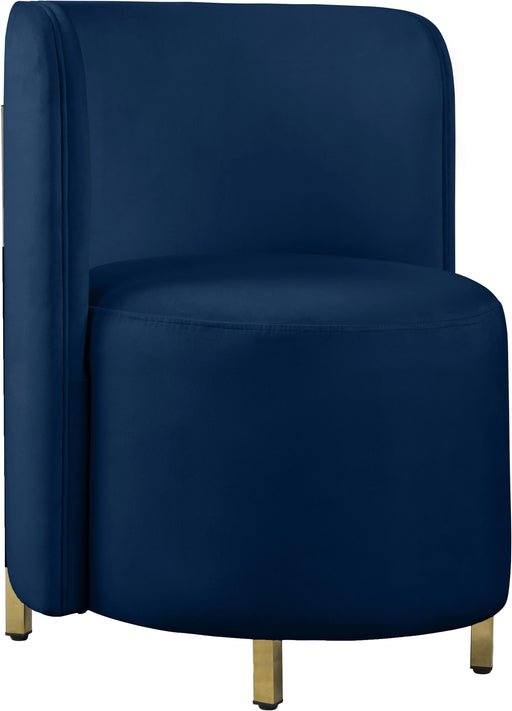 Rotunda Navy Velvet Accent Chair - Royal Furniture & Gifts (MI) - Multi Location