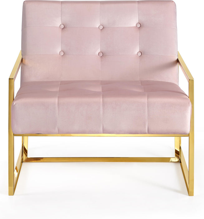 Pierre Pink Velvet Accent Chair - Royal Furniture & Gifts (MI) - Multi Location