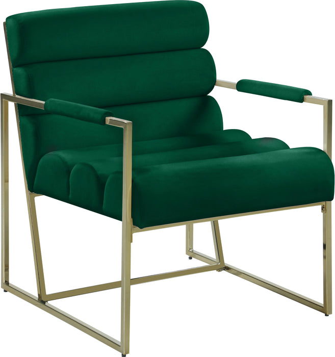 Wayne Green Velvet Accent Chair - Royal Furniture & Gifts (MI) - Multi Location
