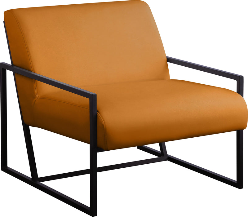 Industry Cognac Faux Leather Accent Chair - Royal Furniture & Gifts (MI) - Multi Location